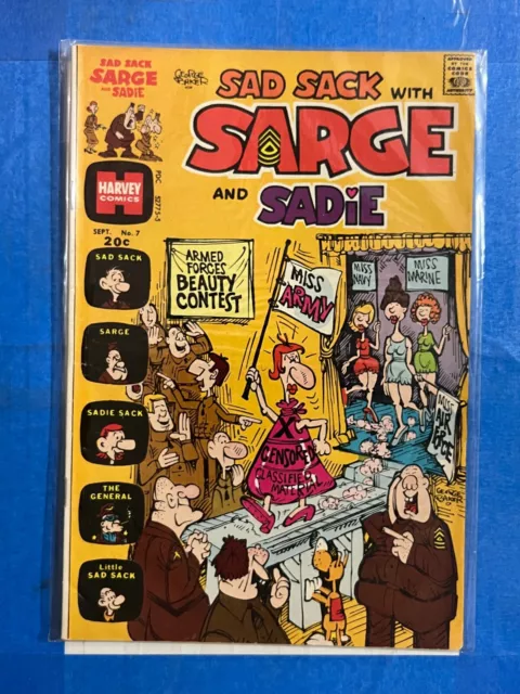 Sad Sack With Sarge and Sadie # 7 *** Bronze Age Harvey Comics 1973 | Combined S