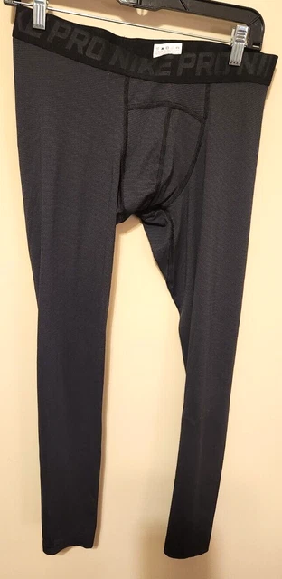 Nike Pro Dri-FIT Training Full Length Tights Gray Men’s Large