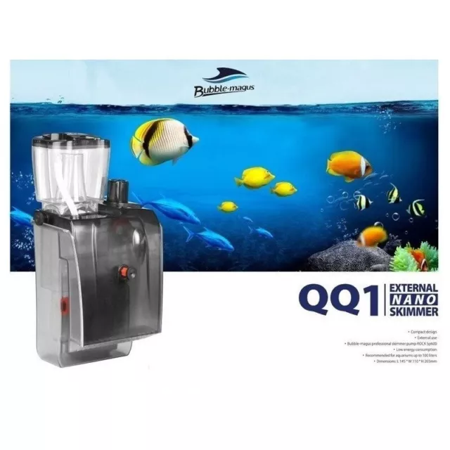 Bubble Magus Mini Nano Qq1 Hang On Back Protein Skimmer Usa 110V Aquarium Hob