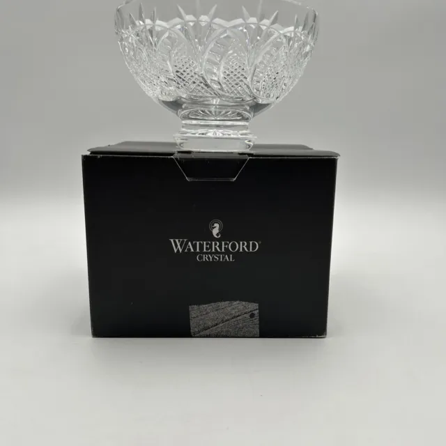 Waterford Crystal Seahorse 6" Footed Bowl - In Box - Made in Ireland