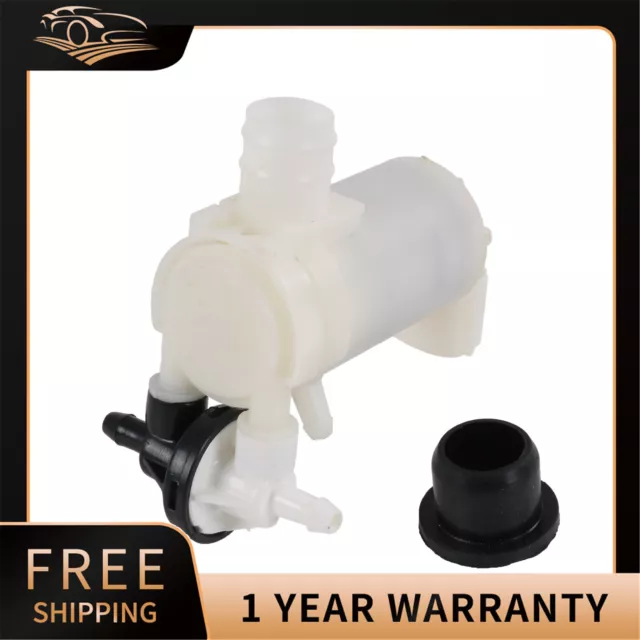 Twin Front Rear Outlets Windscreen Washer Pump For Mazda 2 (2007-2015) Hatchback