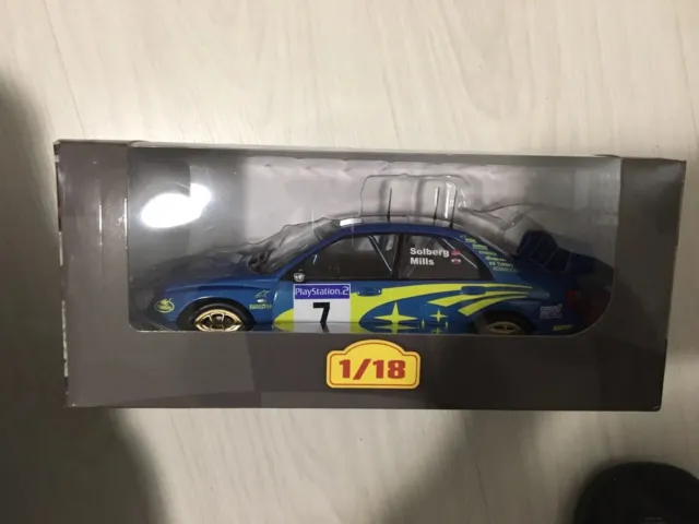 Subaru Impreza Wrc N°7 Winner Rallye Tour De Corse 2003 Solberg  Ixo Altaya 1/18