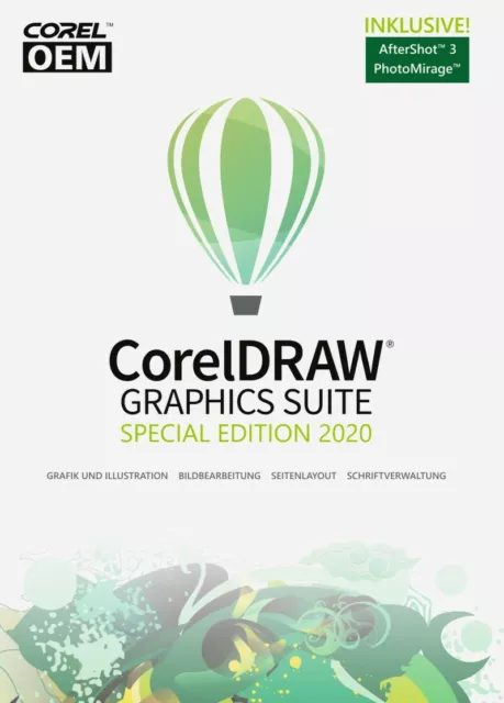 CorelDRAW Graphics Suite SpecialEdition 2020 OEM +AfterShot3+FM Download