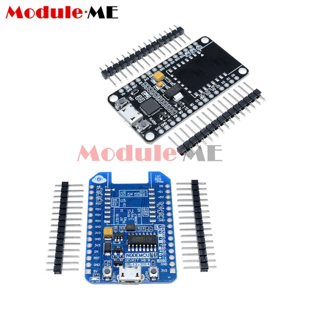 Plaque D'adaptation AZDelivery Pour ESP8266 - Compatible ESP8266-12E/12F/ESP-07/ESP-08 - Inclus Un EBook