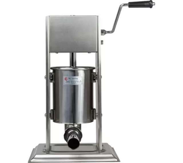 Quattro 3 Litre Stainless Steel Sausage Stuffer - Filler - Maker 3