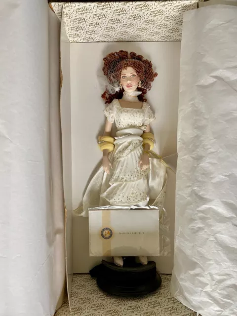 NEW Franklin Mint Titanic Rose "Reunited in Heaven" 17" Porcelain Doll: MIB/NRFB