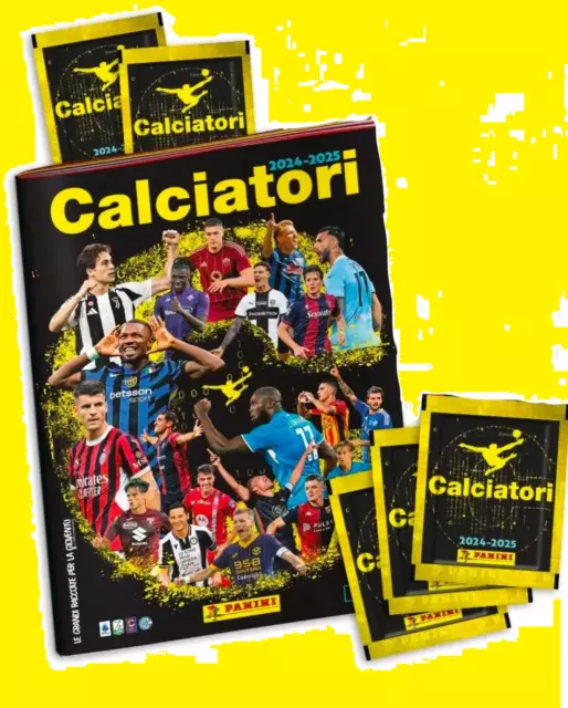STICKERS ALBUM CALCIATORI PANINI 2024/2025 + set completo 721 figurine + 40 EXTR EUR 149,99