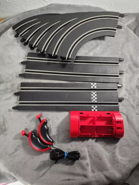 Carrera First Slot Car Power Supply Track Section 1:50 6V A-5412 A W/CONTROLLERS