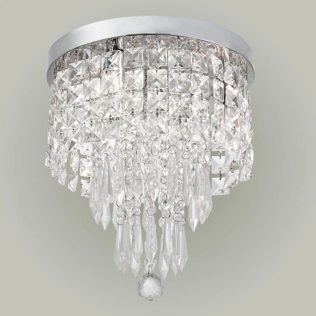 Moderne Kristallschmuck Deckenleuchte Einbau Luxus Unterputzleuchte