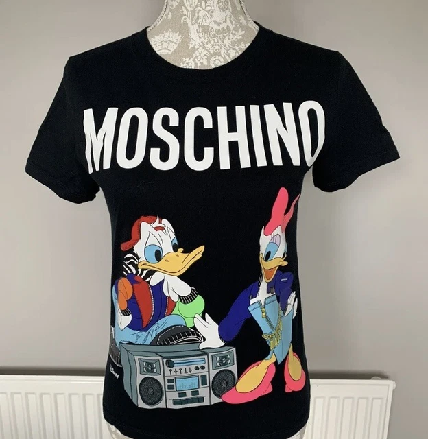 MOSCHINO H M H Moschino T Shirt Mickey Minnie Mouse Disney Size