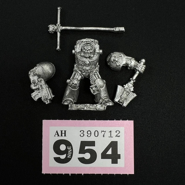 Figurine Warhammer 40k Space Marines Terminator Vintage, Peinte Et Assemblée – édition OOP Rogue Trader