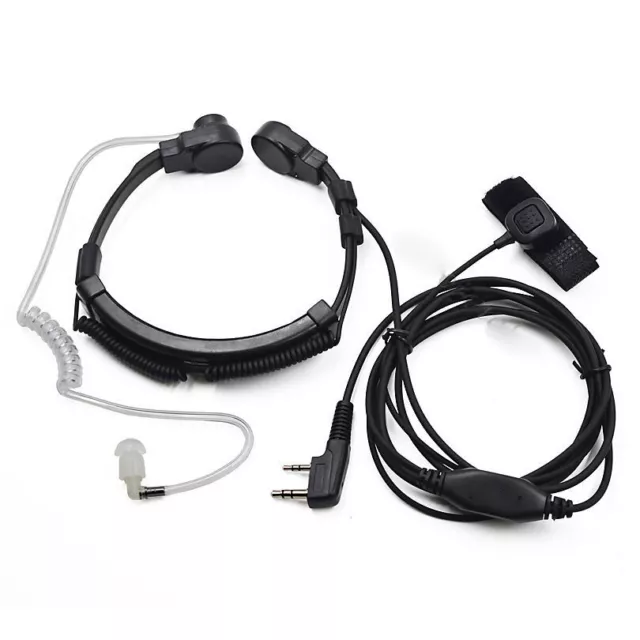 AU Throat Mic Earpiece Headset Replacement For Baofeng UV5R 888S UV82 UV-B6 UV8D