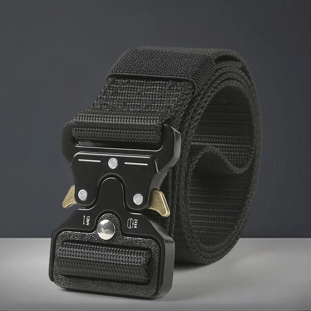 Elastic Belt Accessories Buckle Nylon Belt for Camping Hiking Mountaineering