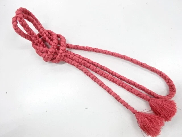 6141243: Japanese Kimono / Vintage Hand-Tied Obijime Cord