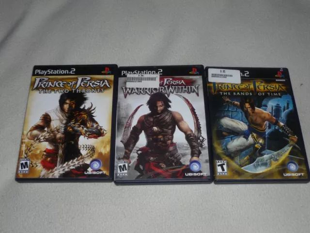 Prince of Persia (3 PC Games) Trilogy (Two Thrones,Sands of Time,Warrior  Within) 705381174219