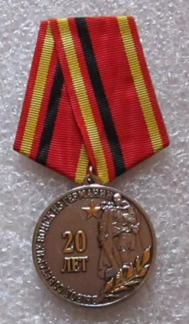 Orden Medaille 20 Jahre Truppenabzug aus der DDR Russland UdSSR 100% Echt