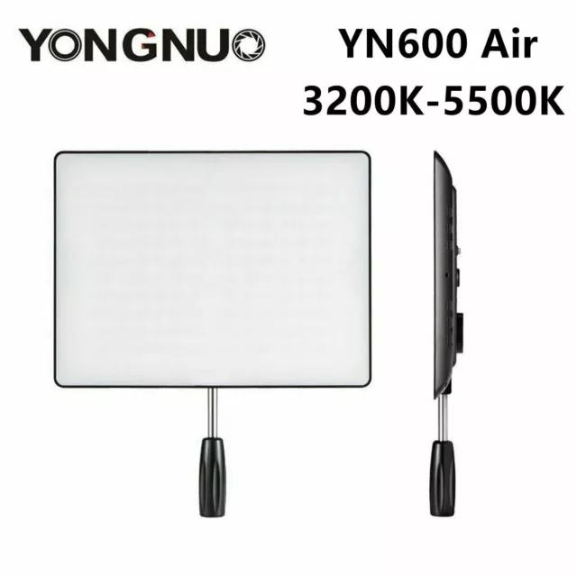 YONGNUO YN600 Air Studio LED Video Light Bi-color 3200-5500K For Camera DSLR