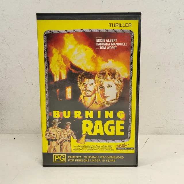 BURNING RAGE - Big Box VHS Tape $24.50 - PicClick AU