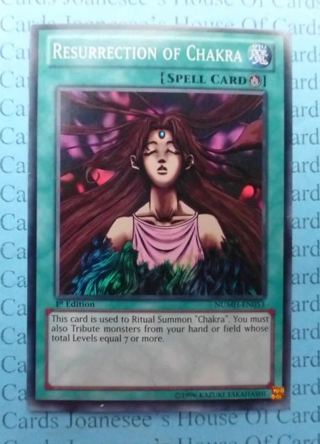 Yu-Gi-Oh! Carta Resurrection Of Chakra (NUMH-EN053) - Number Hunters - Unlimited Edition - Super Rara
