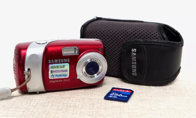 SAMSUNG Digimax A402 Compact Digital camera with memory card Y2K