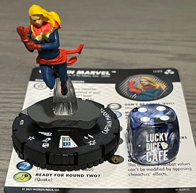 Marvel Heroclix War of the Realms 039 Captain Marvel Rare