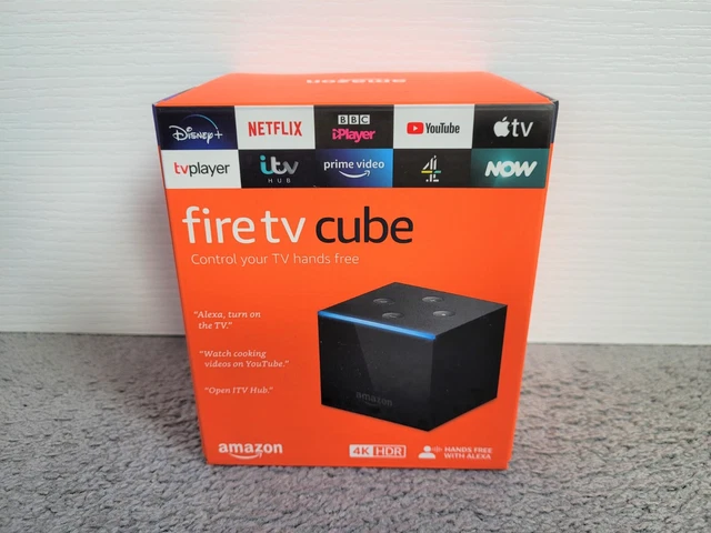 AMAZON FIRE TV Cube 4K Ultra HD Streaming Media Player /with Alexa ...