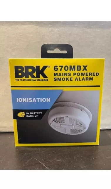 BRK 670 MBX Smoke Alarm -Mains And Battery -NO LONGER MANUFACTURED