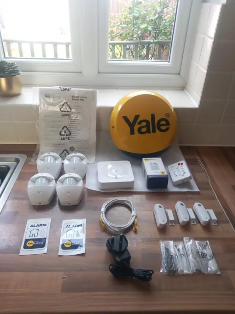 Yale S320 - Smart Home Alarm + Many  Extras + Includes X 4 PET FRIENDLY PIRS.