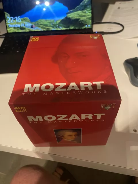 MOZART THE MASTERWORKS 40 CD BOX SET - 4 Cds Missing