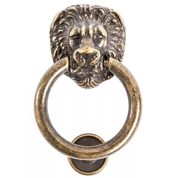 Heurtoir Pour Porte- en Laiton Massif Lion Bronze 2kg