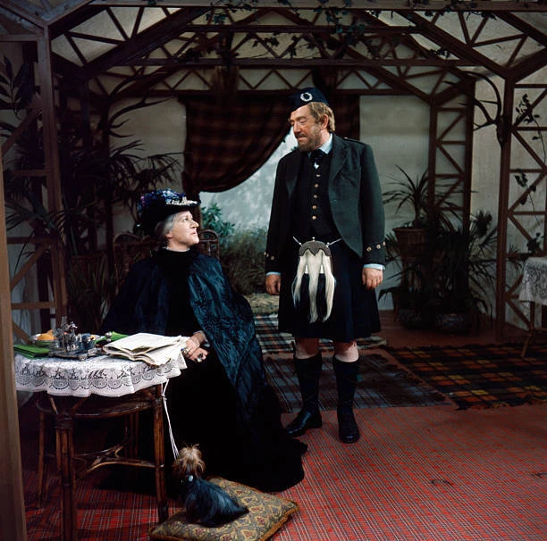 PATRICIA ROUTLEDGE AS Queen Victoria And Scottish Actor Jameso 1960s ...