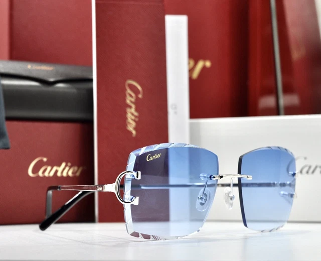 cartier rimless glasses
