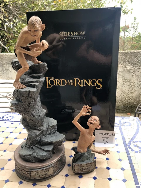 Statue Lotr Sideshow Premium Format Gollum Smeagol 14 Seigneur Des 