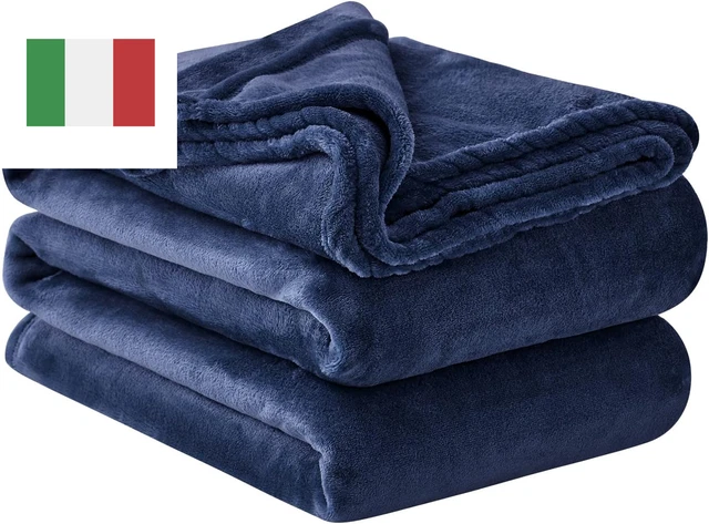 Plaid Coperta Pile Matrimoniale - Coperta Calda Invernale per Divano E Grande Le