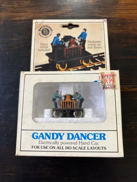 Vintage Bachmann Gandy Dancer Electrically Powered Hand Car HO Scale Item No1320