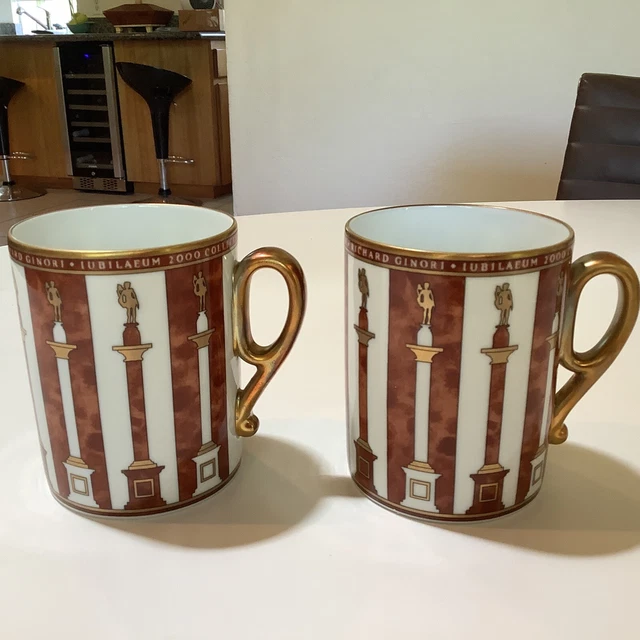 RICHARD GINORI CUP and Saucer Gian Battista Vannozzi Color