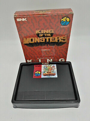 King Of The Monsters Neo Geo Aes Japan Carton Box Used Original