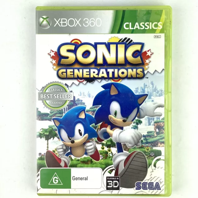 Sonic Generations - Microsoft Xbox One / Xbox 360 [SEGA Adventure Hedgehog]  NEW