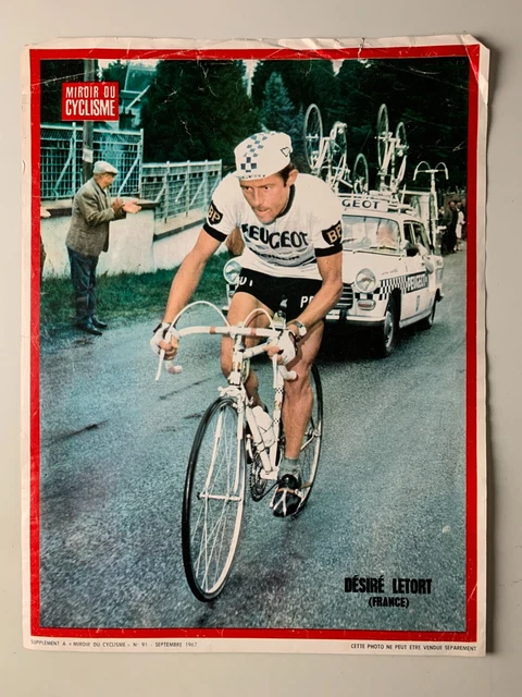 POSTER PHOTO MIROIR Du Cyclisme 1969 - Daniel Rebillard EUR 2,99 - FR