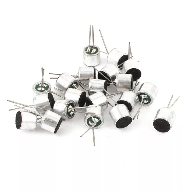 20 x Radial Lead 2Pins -50dB Stereo Unidirectional Electret Condenser Microphone