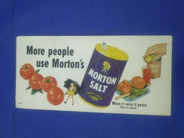 Morton's Salt ink blotter