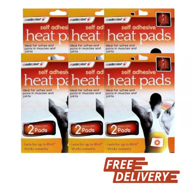 Self Adhesive Heat Pads For Pain Relief Back Pain Joint Deep Heat Patch 2 6  12
