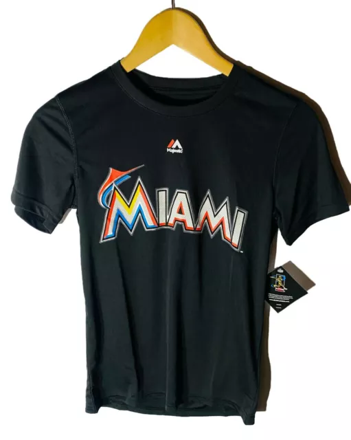 Majestic Jugendliche MLB Miami Marlins Jose Fernandez # 16 T - Shirt,Schwarz,M