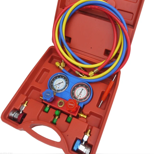 AIR CONDITIONING AC Diagnostic A/C Manifold Gauge Tool Set
