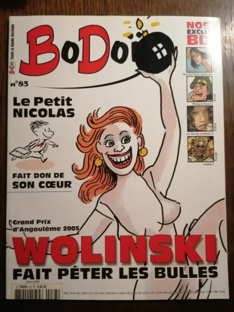 BoDoï N°83 : Wolinski fait péter les bulles / Mars 2005