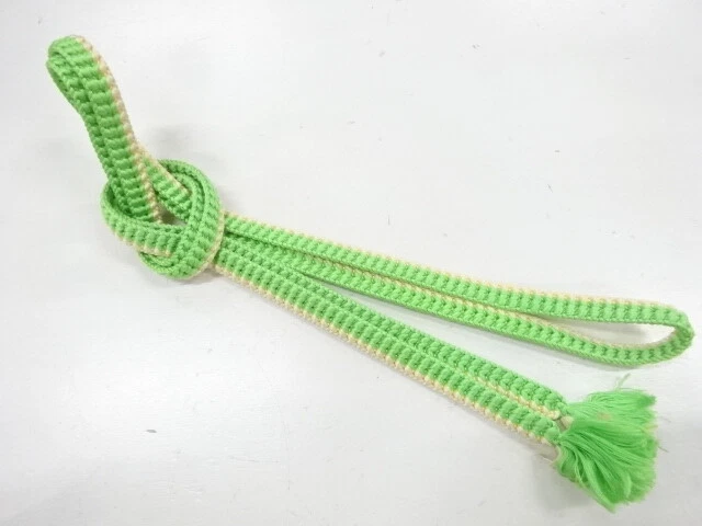 6141283: Japanese Kimono / Vintage Hand-Tied Obijime Cord