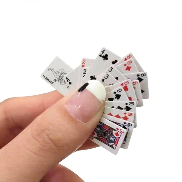 Mini Jeu De Cartes BONUX - Étui Cuir - Cadeau Vintage - Occasion Très Bon état