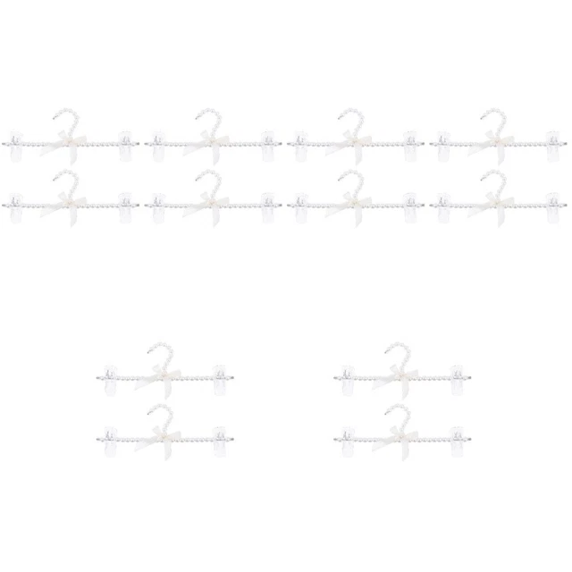 12 pcs Perle Perlée Vêtements Cintres Perle Cintre