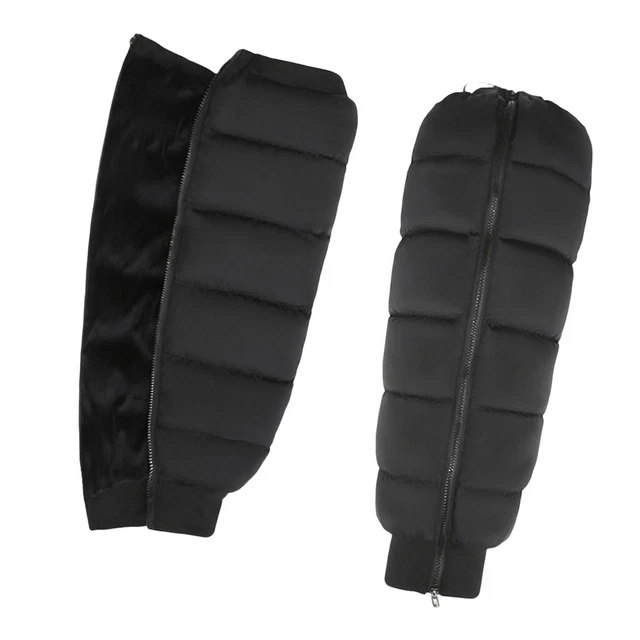 Lot de 2 genouillères de moto unisexe coupe-vent pour skier par temps froid
