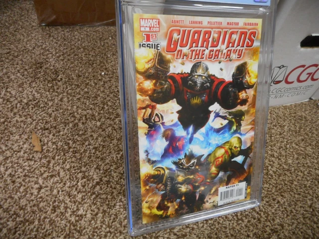 Guardians of the Galaxy 1 cgc 9.4 Marvel 2008 1st new team Starlord Groot Rocket 3